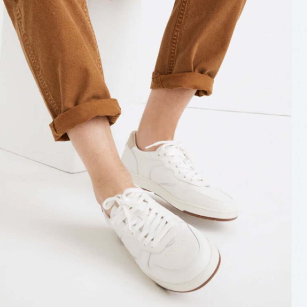 Madewell Court Sneakers in Colorblock Leather and Suede Sneakers Size 7